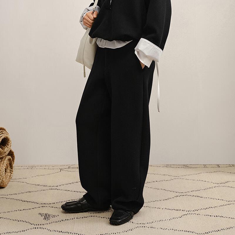 LESS 2025 Winter Straight-Leg Casual Pants