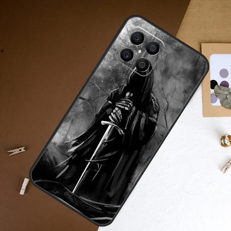 Death Grim Reaper Skull Phone Case For Honor 90 Lite 50 70 Magic 5 6 Pro 8X X6 X7 X8 X9 X8a X7a X6a X9b X9a Cover
