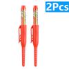 NEW Long Head Nib Deep Hole Markers Pen 20mm/45mm Waterproof White Tile Carpenter Pen for Woodworking Black/Blue/Red Ink