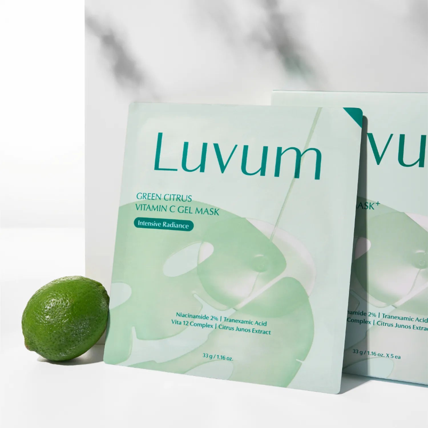 luvum Green Citrus Vitamin C Gel Mask+ 5ea 50ml