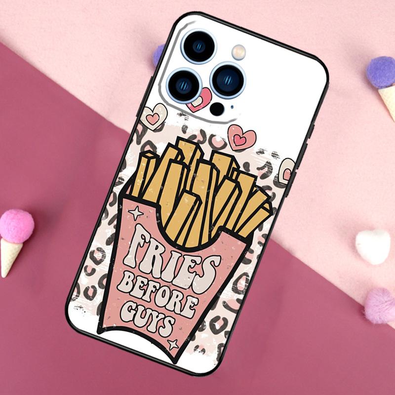 French Fries Before Guys Phone Case For iPhone 16 15 14 13 12 11 Pro X XR XS Max Plus Soft Shell TPU Cover
