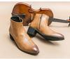 Winter Men's High-top Leather Zipper Boots: Plus Size Formal & Casual Martin Short Boots