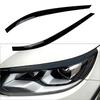 Front Fog Light Lamp Eyebrow Cover Trim Fit VW Tiguan MK1 2011-2016 Gloss Black
