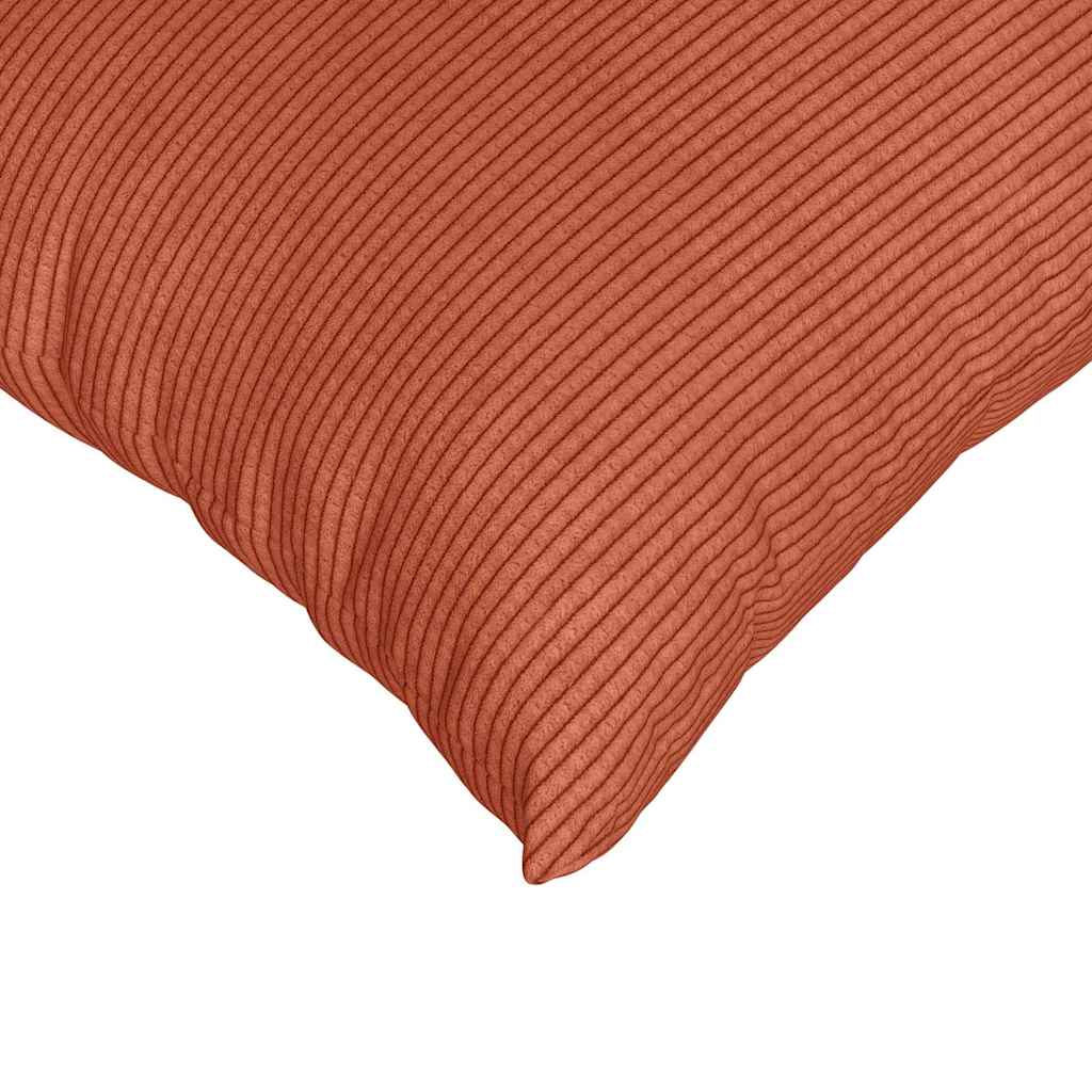 Sofa Cushions 2 Pieces Red Orange 50 x 30 cm Corduroy Fabric