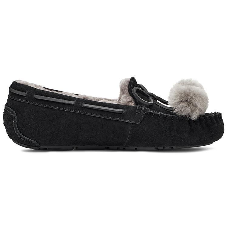 UGG Dakota Bow Pom 'Black' Women's 1124030-BLK