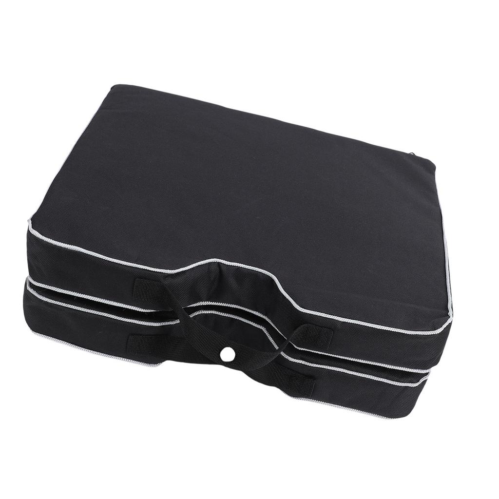 Portable Seat Cushion, Folding Chair Cushion, Foldable Wheelchair Stadium Seat Cushions for Hiking Travel Bleachers, 16.9x13.8x2.2in