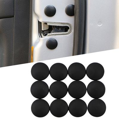 12ks Samolepky Chrániče Šroubů Zámků Dveří Auta Univerzální Antikorozní Krytky Šroubů Zámků Dveří Samolepka Čepička Auto Doplňky