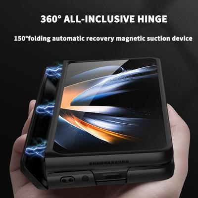 For Samsung Galaxy Z Fold 5 4 3 Case Magnetic Stand Adsorption Hinge Anti-fallprotective Protection Cover for Fold5 Fold4 Fold3