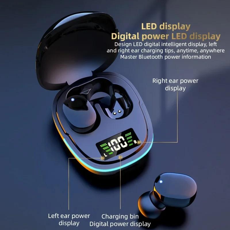 TWS G9S Bluetooth sluchátka Bezdrátová sluchátka HiFi Headset Vodotěsná Redukce hluku Sportovní sluchátka s mikrofonem Pro chytré telefony