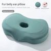 Pillow Positioner For Side Sleepers Memory Foam Oblong Shape Piercing Holes Relieve Ear Pain Iammation Pain Relief Ear Pillow
