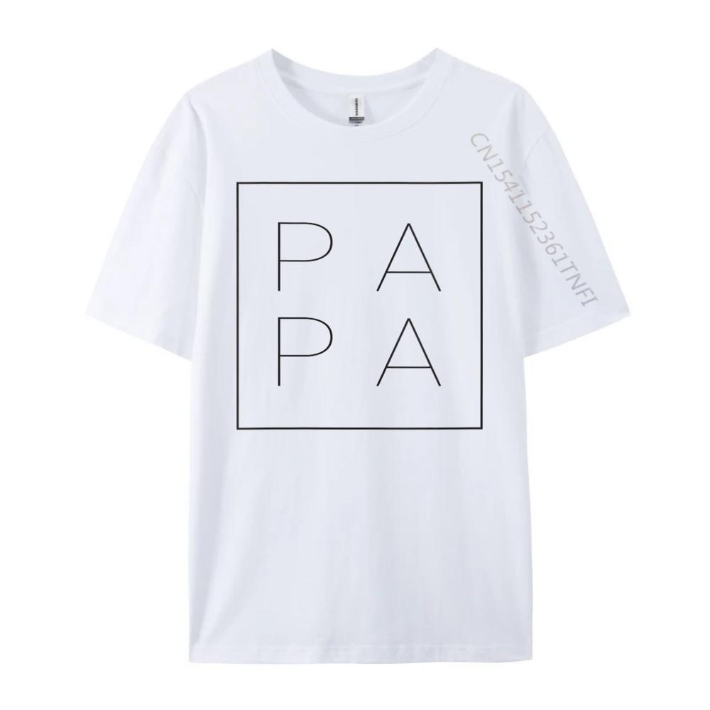 Womens Father Day For New Dad Him Dada Grandpa Papa Unisexs Designer T Shirt Luxury TShirt Plus Size Classic