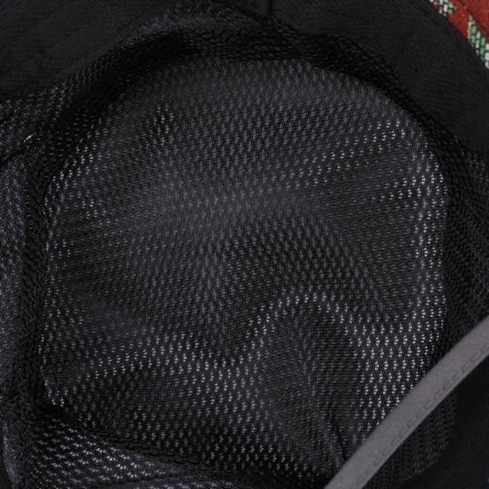 Bucket Hat Extra Large Brim Adjustable Fit Ethnic Style Cowboy Fisherman Hat Windproof Buckle Foldable Outdoor UV Blocking