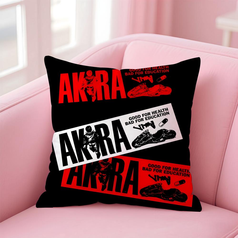 Cyberpunk Classic Japanese Anime AAkira Cushion Cover Pillow Case Soft Skin Friendly Fabric Concealed Zipper