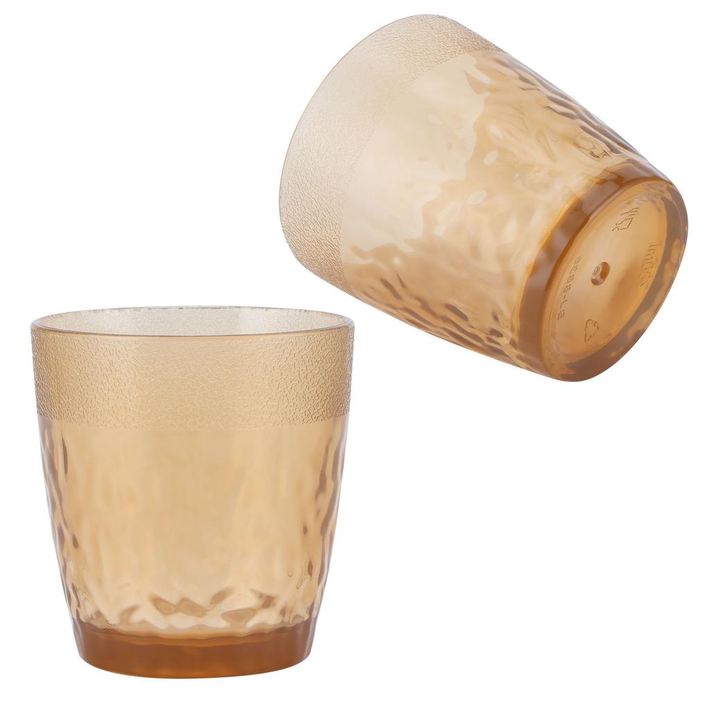200ml Drinking Glass Flower Tea Cup Small Beer Mug Acrylic Cup for Home PartyCopper