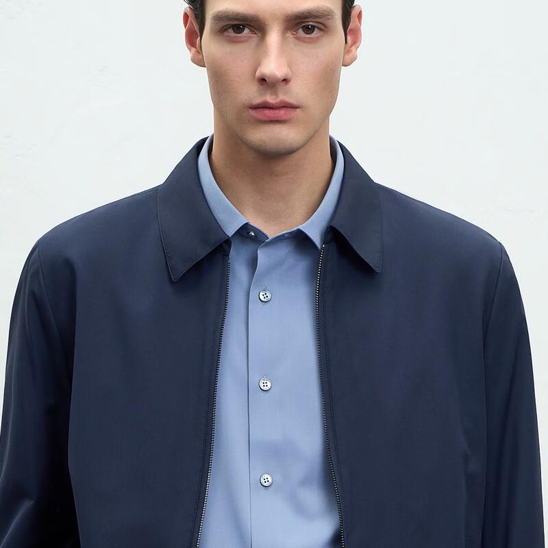 EMZ Ordos Men's Silk Blend Business Jacket