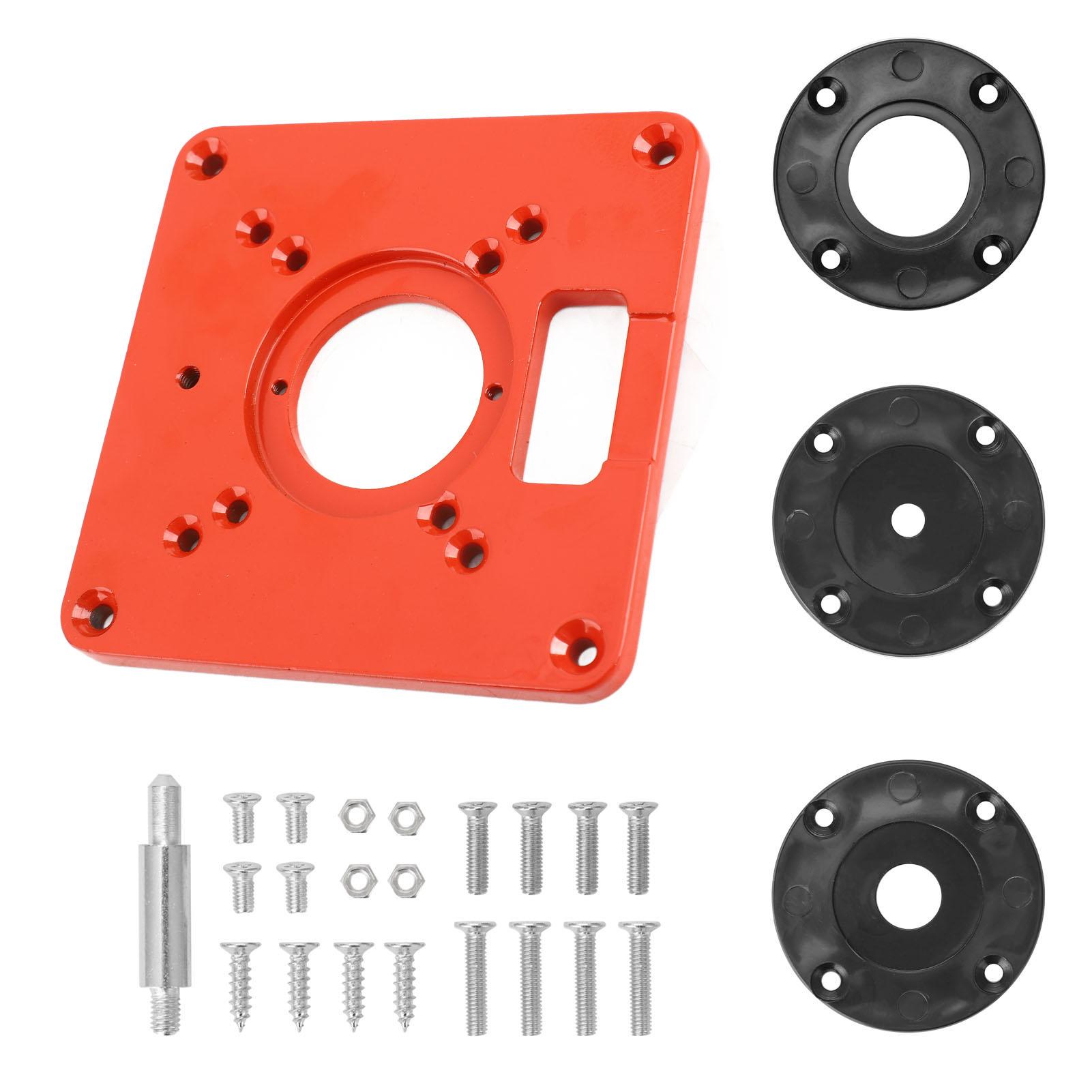 

Multifunctional Router Table Insert Plate Woodworking Benches Aluminium Wood Router Trimmer Models Engraving Machine