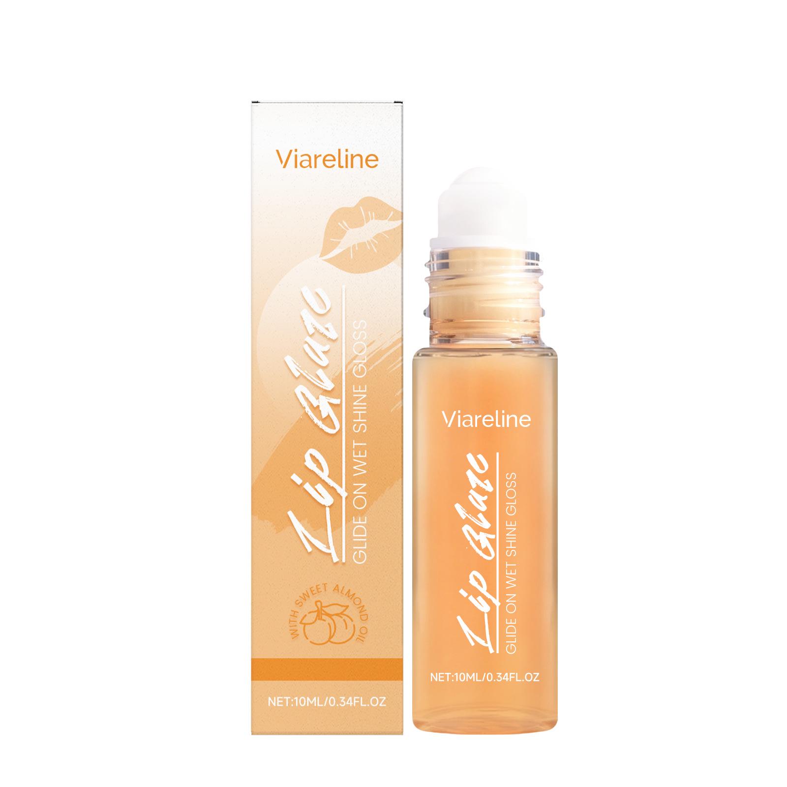 VIARELINE Apricot Hydrating Lip Gloss: Silk-Smooth, Moisturizing Mirror Shine for Daily Use Standard Size