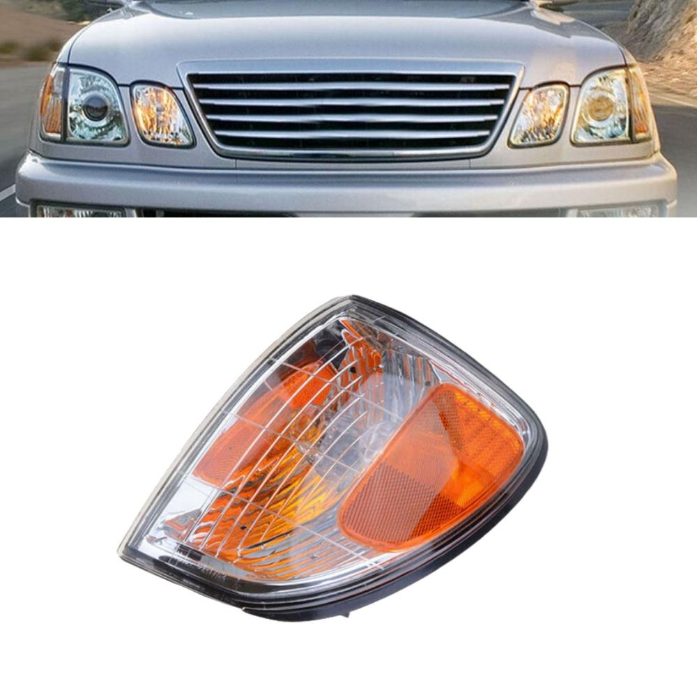 Left Front Corner Lights Turn Signal Lamps For Toyota Lexus LX470 1998-2007