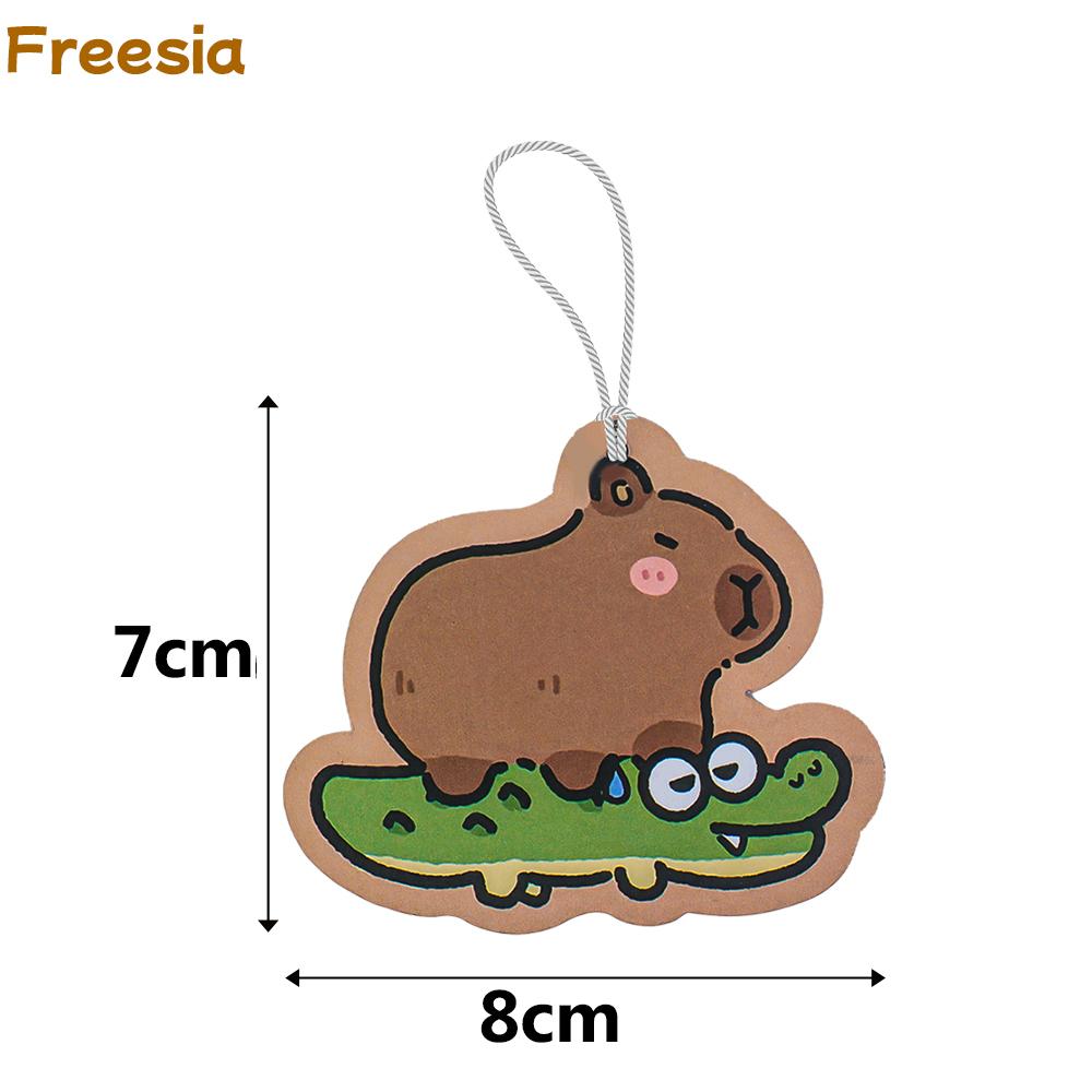 

Капибара Автомобильные Ароматерапевтические Таблетки Подвеска Автомобильное Зеркало Заднего Вида Мультфильмы Животные Парфюмерные Таблетки Аромат для Гардероба Внутреннего Воздуха