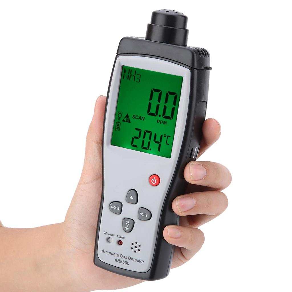 SMART SENSOR AR8500 Ammonia Detector Gas  3 Tester Monitor with Acoustic Optical Double Alarm 0‑100PPM 100-240V