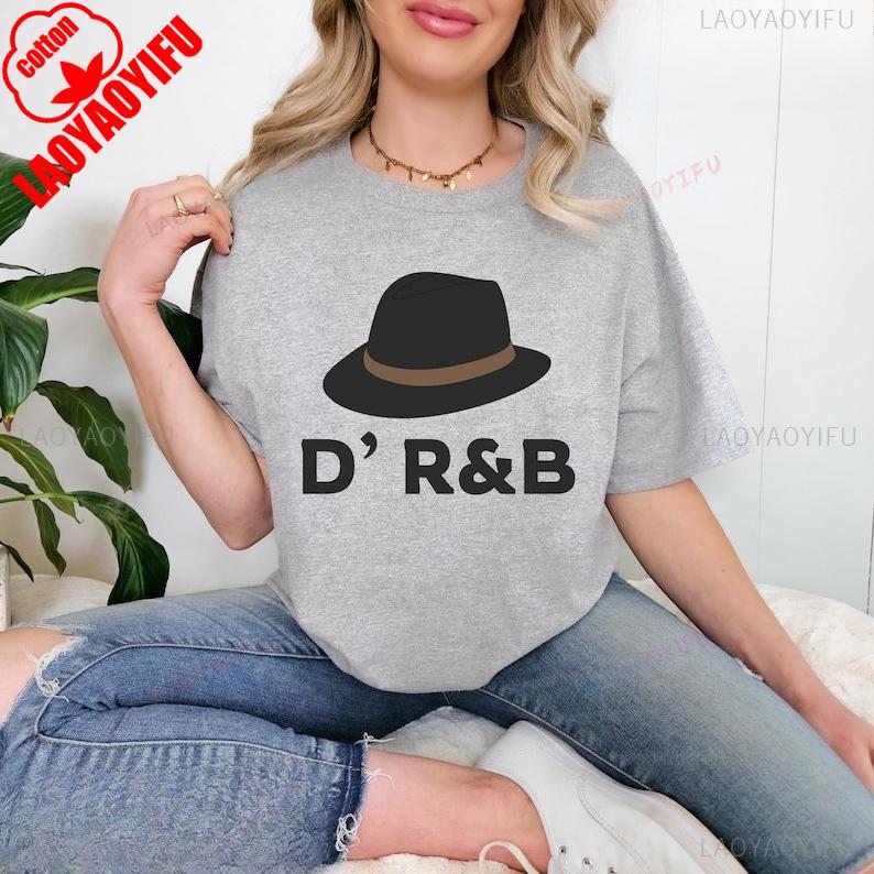 

DRB Dangelo Rip Brown Sugar Vibes Concert Merch Vntg Rap Neo Soul Smooth Vibes Graphic for Music Lovers Fans Style T Shirt 4XL