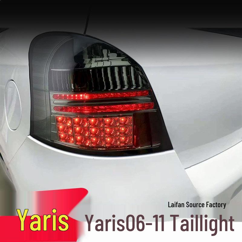 Suitable for 2006-2011 Toyota Yaris LED Taillight Upgrade Smoked Tail Light Assembly - Left
