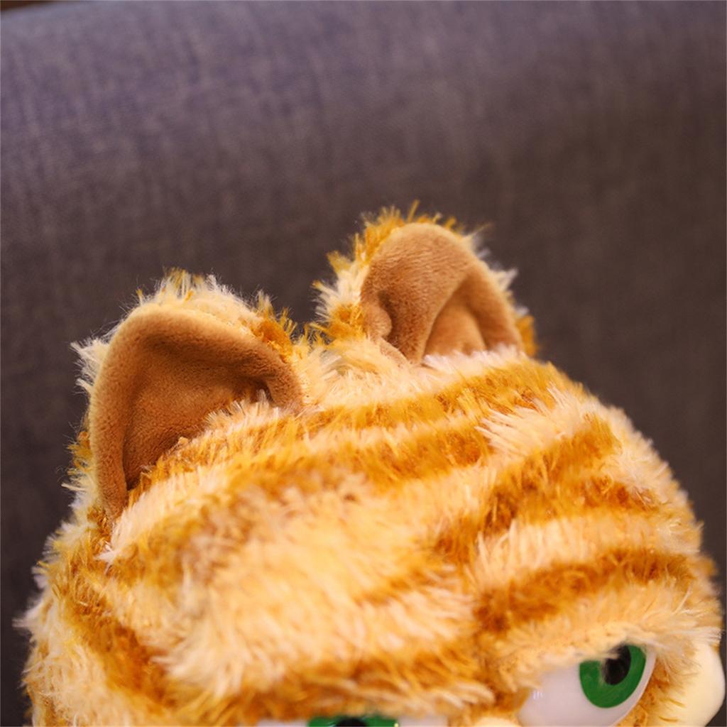 Niedliche Garfield-Plüschpuppe, Geschenkspielzeug, Plüschkissen, Junge, Mädchen, gelbe Katze, Tier-Cartoon-Junge(30 cm)