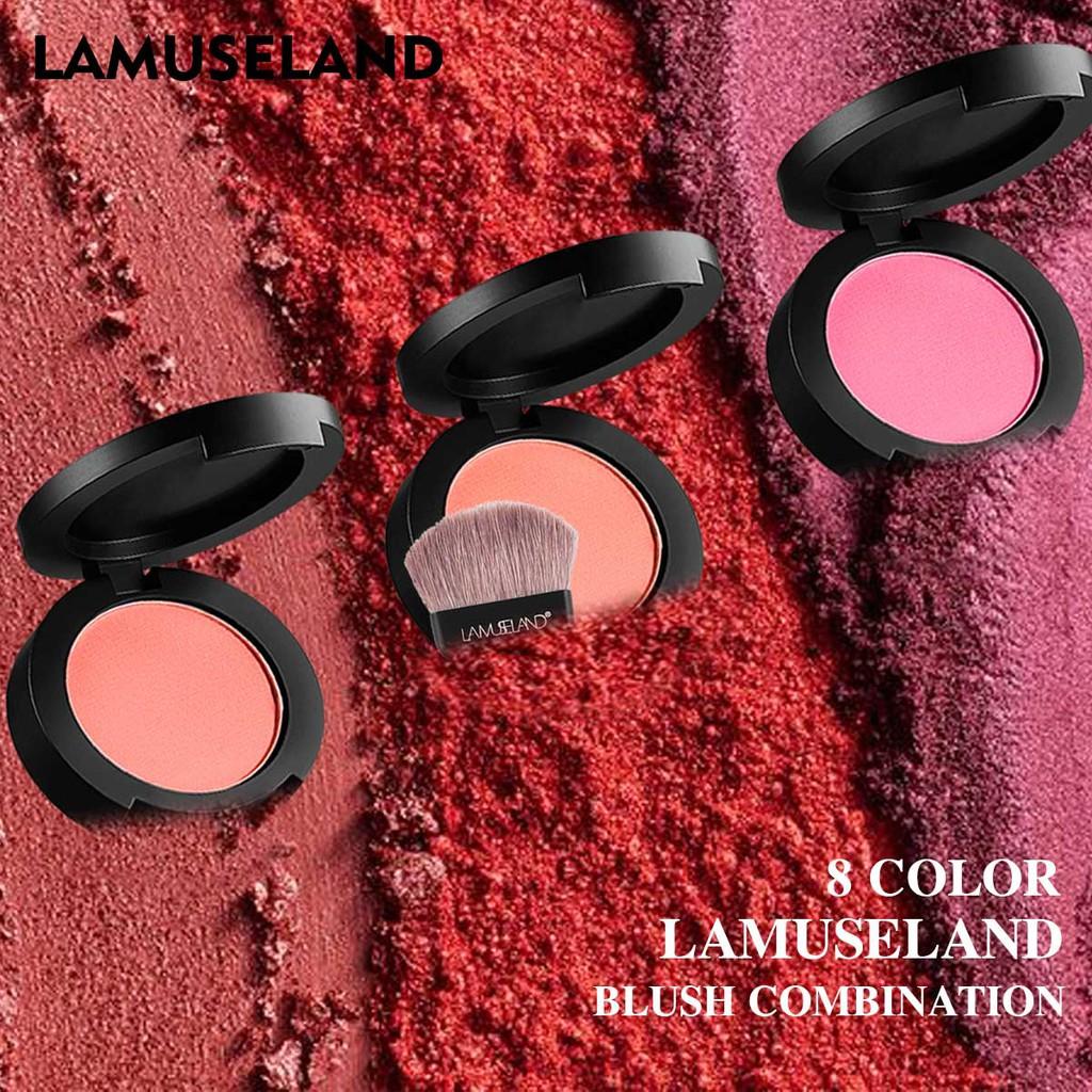 LAMUSELAND Fard de obraz Velvet Fard de obraz cu pensula pentru fard de obraz #LAS301