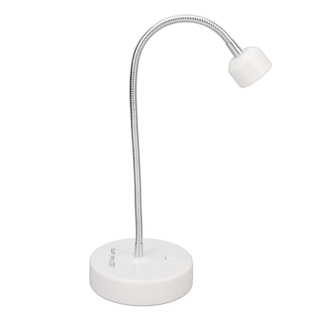 LED Nail Curing Lamp Hand Free USB Quick Dry Nail Polishing Curing Lamp Gooseneck Light for Home Salon Manicure 9W