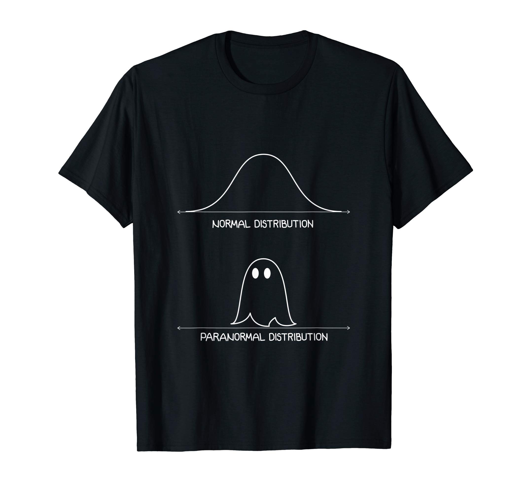 

Normal and Paranormal Distribution Mathematics Graph Ghost T-Shirt T-Shirt