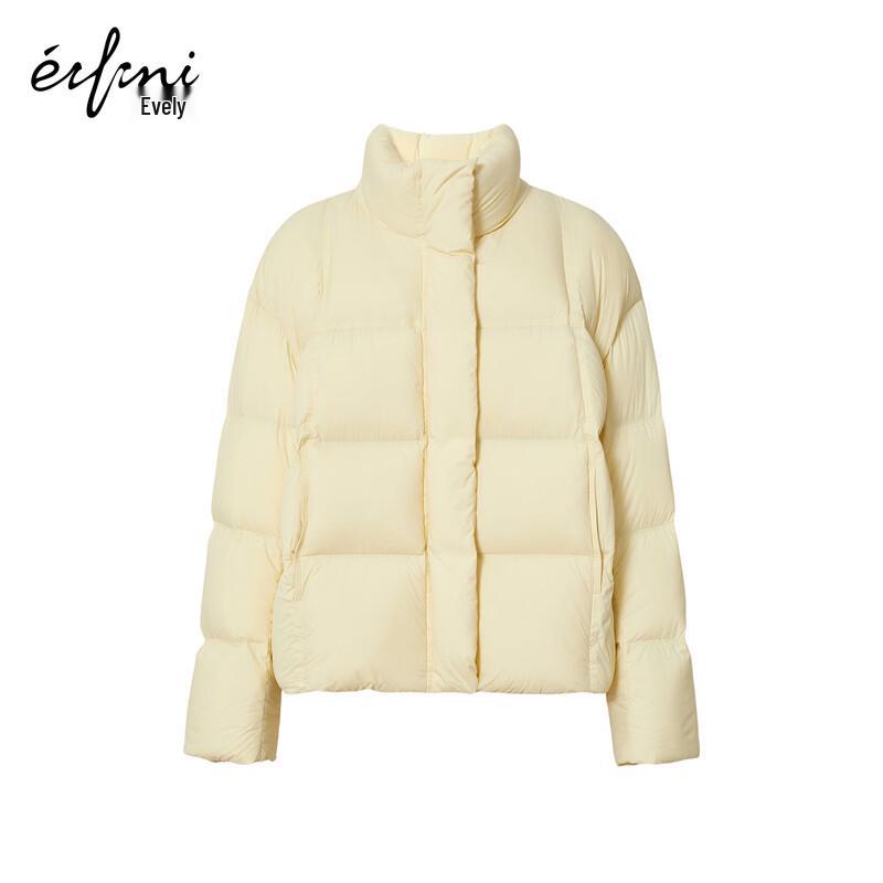 

Eifini Women s Stand-Collar Puffer Jacket L