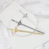 DIY Creative Chinese Style Hairpin Punk Sword Shape Hair Fork Fashion Hair Accessory for Women Cosplay Hanfu Party Wear