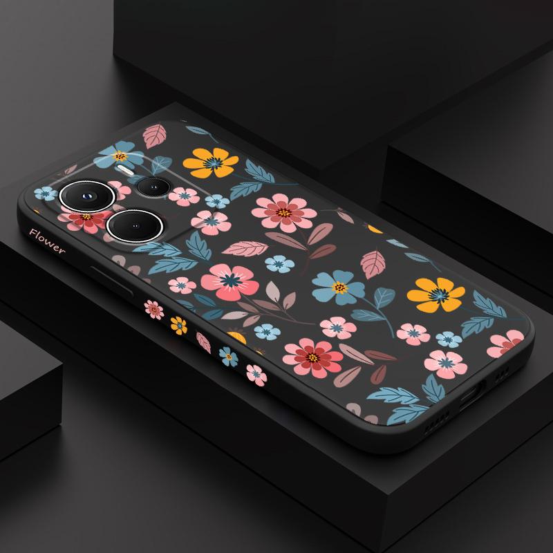 Flowerstalk Flower Phone Case For Xiaomi Redmi Note 14 13 12 12S 11 11S 10 10S Pro Plus 15 15C 14C 4G 5G Silicone Cover