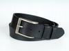 Wild DźINS men's leather belt black genuine grain leather Size 125 cm