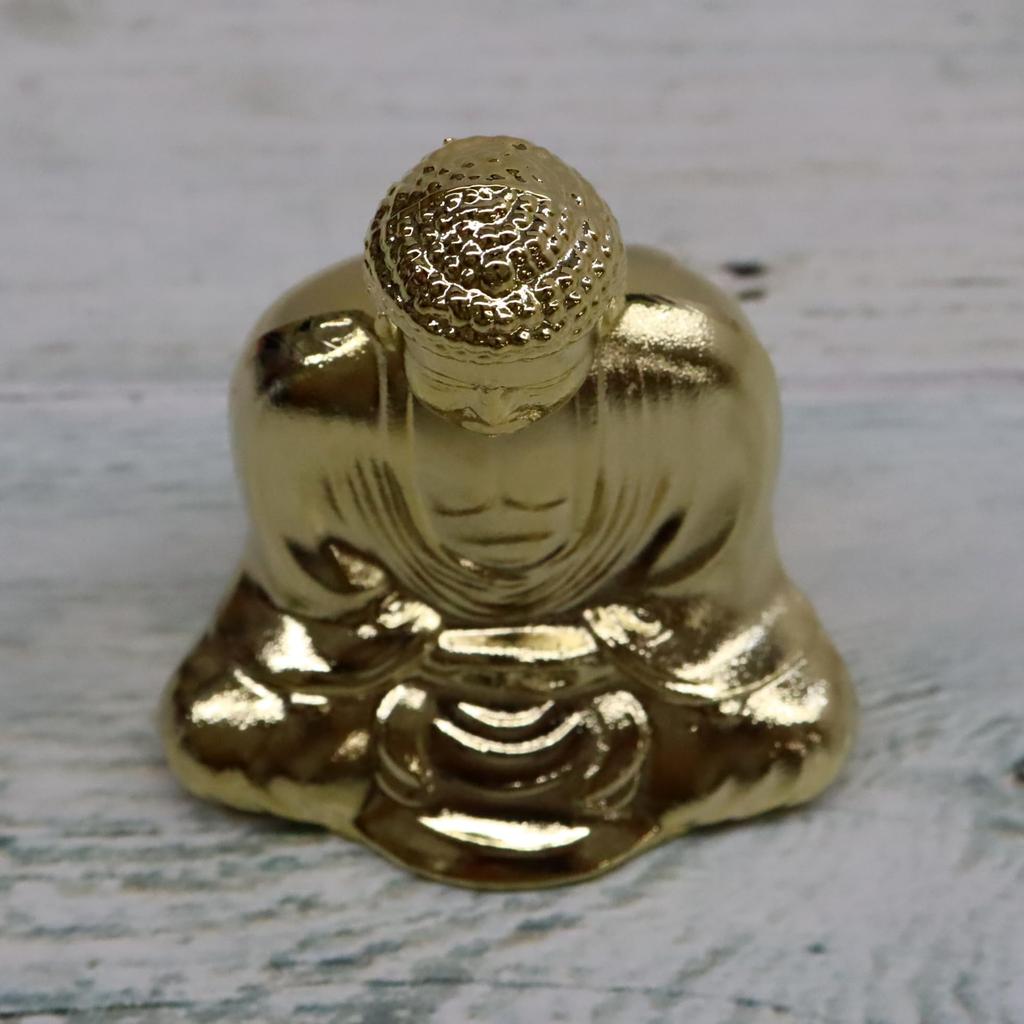 Japanese Souvenir Great Buddha inches cm in Made in Japan Statue, 1.6 (5.1 length), Gold,