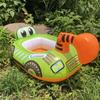 Large Toddler Boat-Themed Swimming Ring with Canopy & Steering Wheel