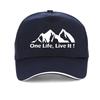 One Life Live It Baseball Cap Fashion Summer Sun Visor Hats For Men Women Breathable Dad Hat Sports Snapback Caps