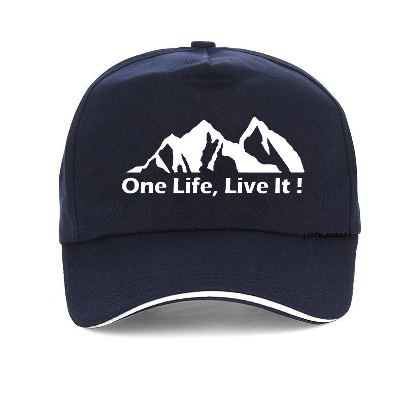 One Life Live It Baseball Cap Fashion Summer Sun Visor Hats For Men Women Breathable Dad Hat Sports Snapback Caps