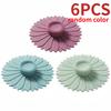 3/6PCS Sunflower Silicone Cup Cover, Multifunctional Dustproof, Suitable for Tea Cups, Coffee Cups, Mugs, Glass Ceramic Cups