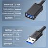 5Gbps USB 3.0 Extension Cable Extender Cord for TV BOX Smart TV Laptop PC Fast Speed USB Cable Extension 0.5m/1m/1.5m/2m/3m/5m