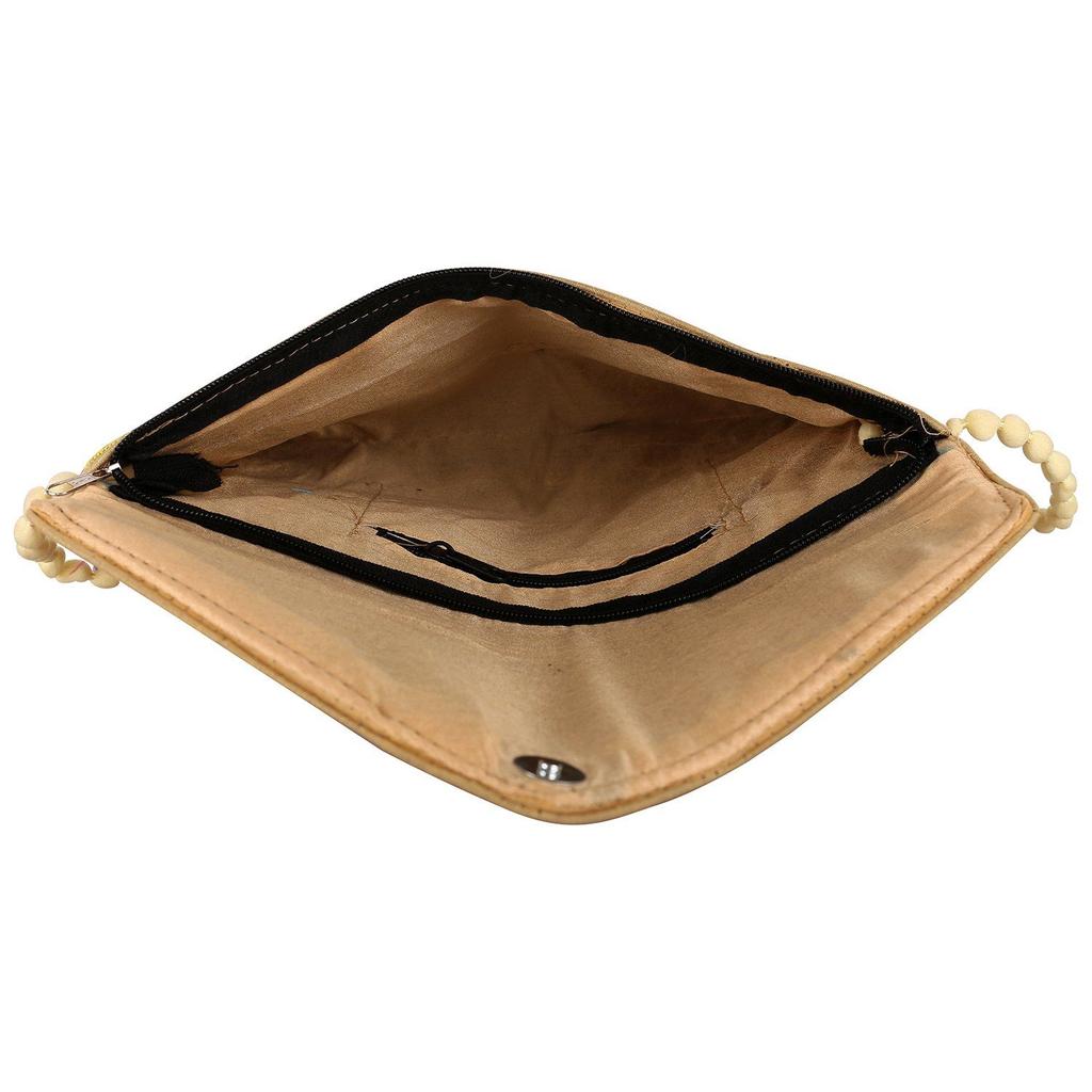 Clutch Bags for Women Handmade Embroidery Mirror Work Stylish Sling Bags for Women Cross Body Bags for Ladies and Girls - 22X16 Cm