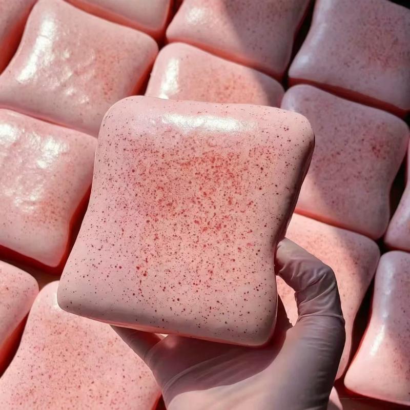 Soft Squeeze Simulated Toast Squishy Toy Stress Relief Fidget Bread Toy Easy to Clean for Home Office Daily Anxiety Relief
