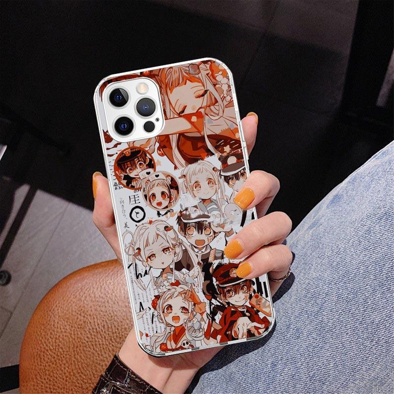 Anime Toilet Bound Hanako Kun Phone Case For iPhone 17 Air 16 Pro Max 16E 15 + 14 Plus 11 12 13 Mini 7 8 SE Gift Print Cover Fun