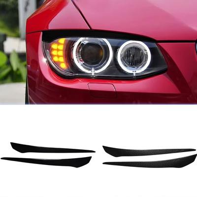 Kryty predných svetlometov z uhlíkových vlákien, viečka svetiel, obočie, auto pre BMW 3 Series E92 E93 2007-2014, príslušenstvo
