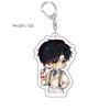 Mezzanine Layer Acrylic Character Keychain Cute Bag Hanging Ornament