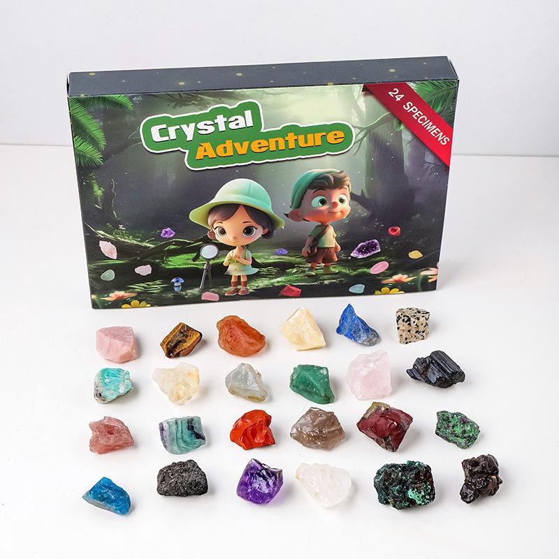 

Natural crystals, solar system, nine planets set, gemstone and mineral specimens, creative crystal ball ornaments 2