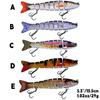Balıkçılık Lures Swimbait Crankbait Yem Bas Alabalık Crappie Muskie Yayın Balığı Olta Gerçekçi Balık