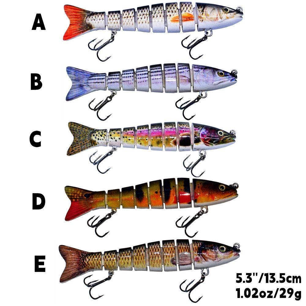 Balıkçılık Lures Swimbait Crankbait Yem Bas Alabalık Crappie Muskie Yayın Balığı Olta Gerçekçi Balık