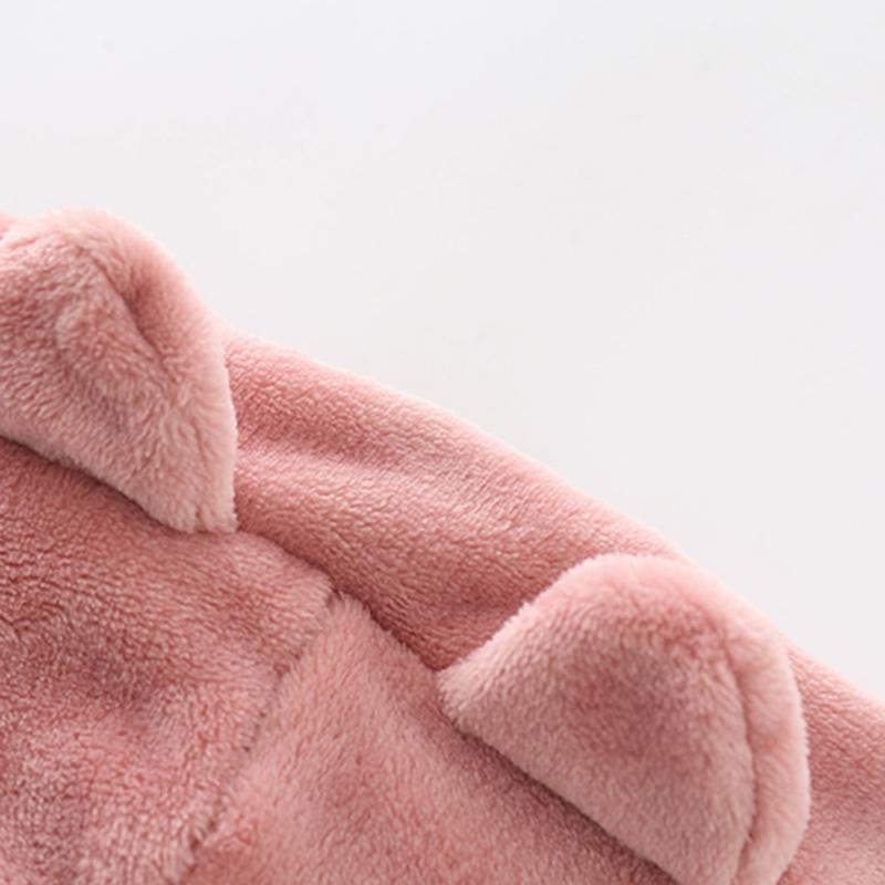 Halat de baie de desene animate pentru copii, toamnă iarnă, pijamale cu glugă pentru băieți, fete, flanel, cu mânecă lungă, îmbrăcăminte de dormit pentru copii mici.