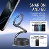 Magnetic Phone Holder Car Phone Mount Bracket with 360 Degree Rotation Cradles for Smartphone Automobile Vehicle Cellphone